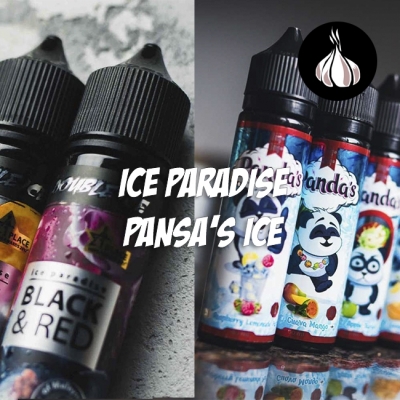 Обзор по чесноку - жидкостей ICE PARADISE и PANSA'S ICE