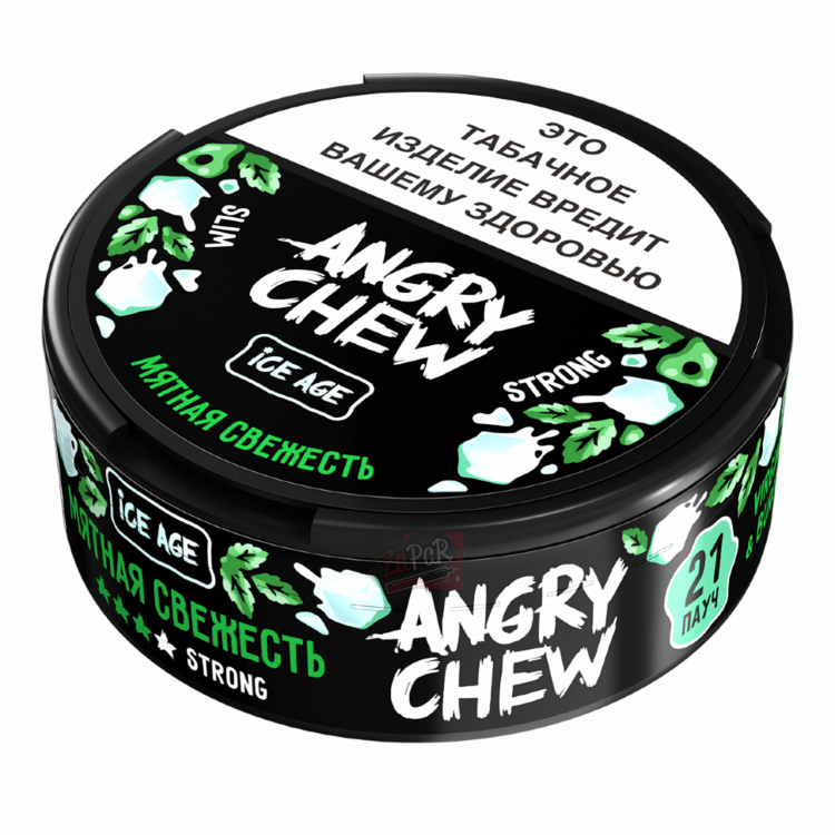Жевательный табак "Angry chew" Slim - Мятная свежесть