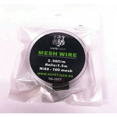 Mesh Wire Ni80 100 2.5 ohm/m 1.5m