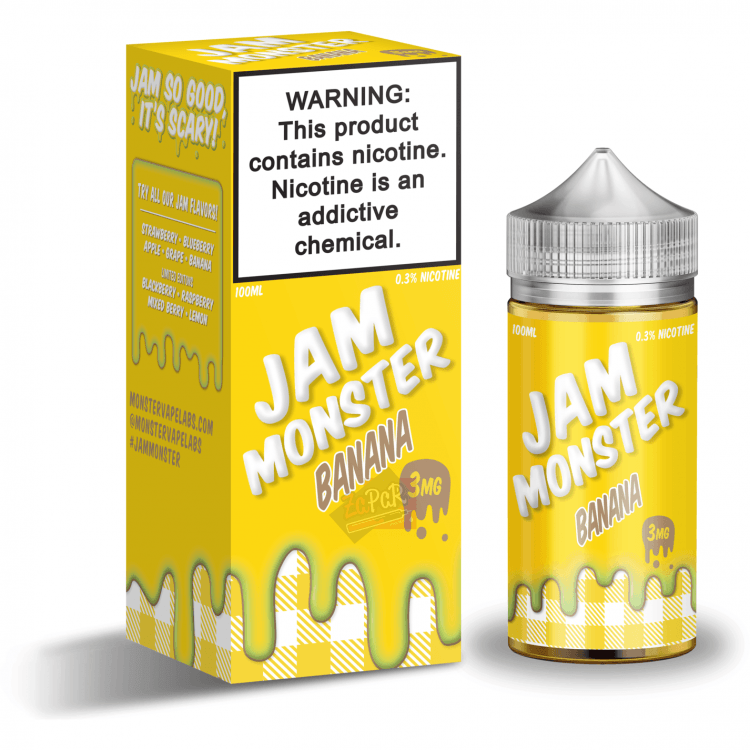 JAM MONSTER - Banana (USA) 3 мг 30 мл