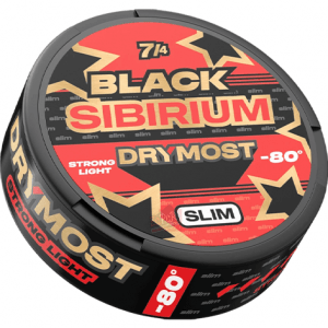 Жевательный табак "DRYMOST" Slim Black Sibirium -80