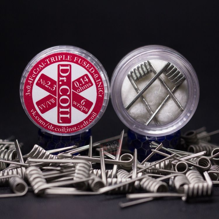 Triple Fused Clapton Coil № 2.3 (0,14 Ом) by Dr.COIL