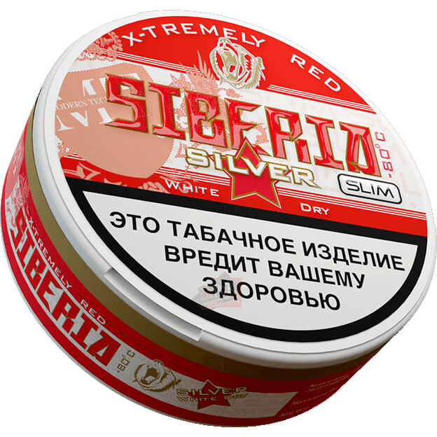 Жевательный табак "SIBERIA" Silver Slim