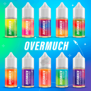Overmuch Sour Salt Strong - Strawberry & Kiwi 30 мл 20 мг
