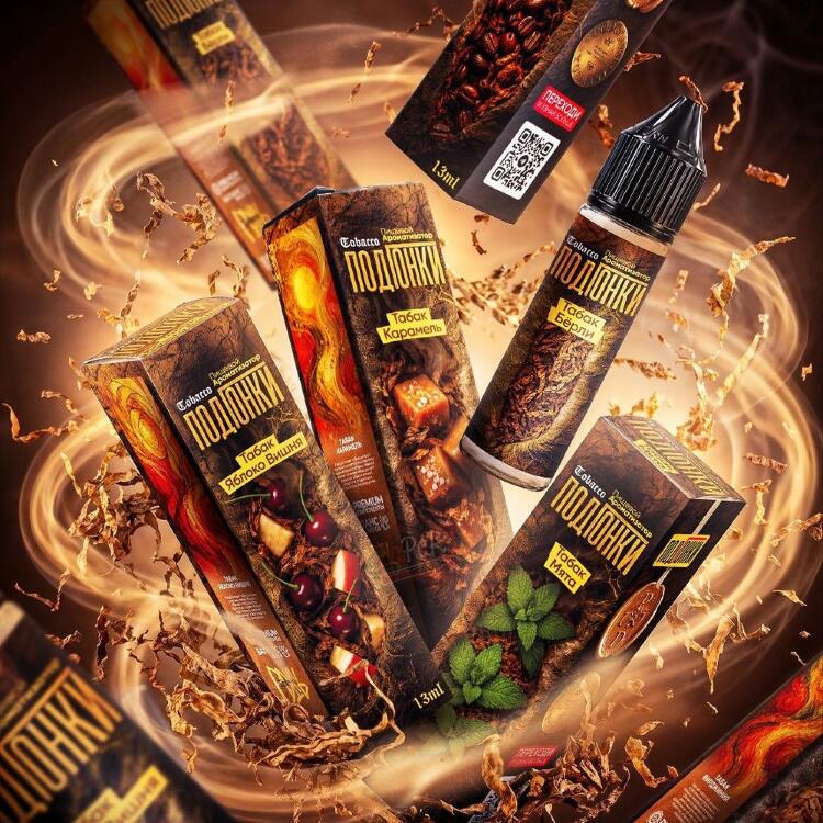 Пищевой ароматизатор ПодГонки Tobacco - Мята 13мл