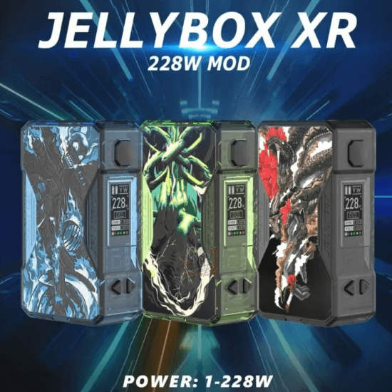 Rincoe Jellybox XR 228W Mod (аккумуляторы приобретаются отдельно)