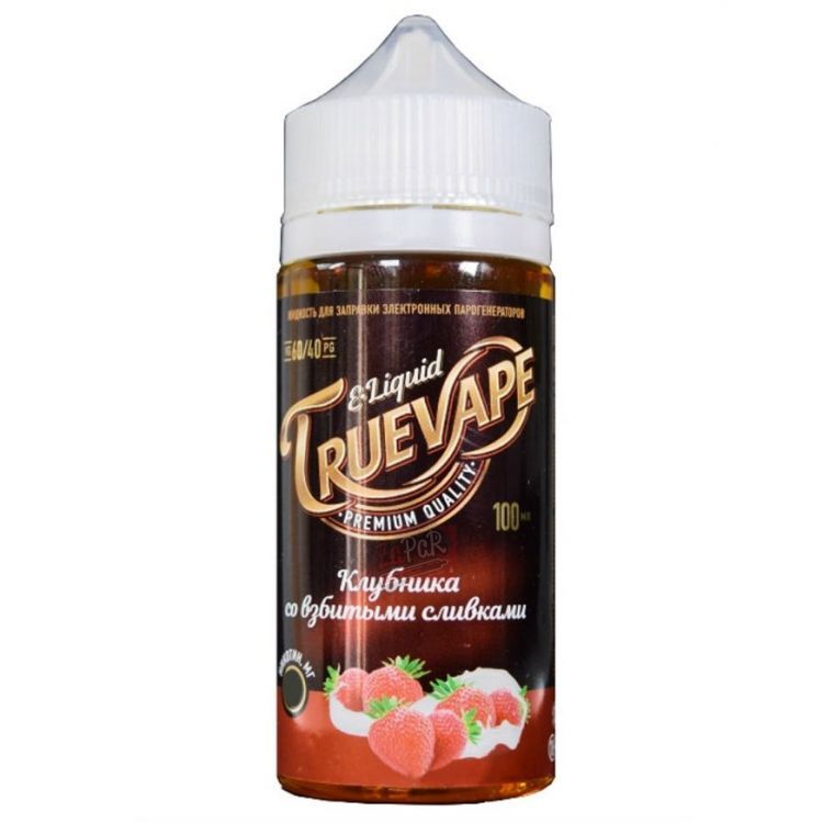 True Vape - Клубника со Взбитыми Сливками 100 мл 3 мг