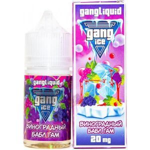 Gang Ice Strong - Виноградный Бабл Гам 30 мл 20 мг