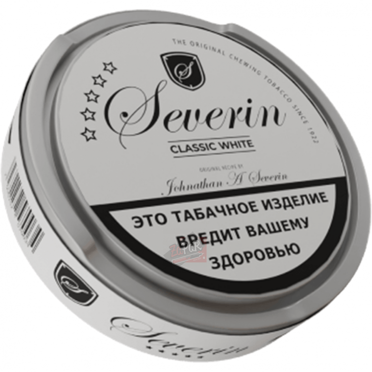 Жевательный табак "JOHNATHAN A SEVERIN" с ароматом Classic white/slim