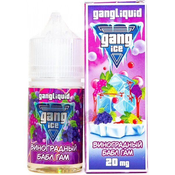 Gang Ice Strong - Земляничный Бабл Гам 30 мл 20 мг