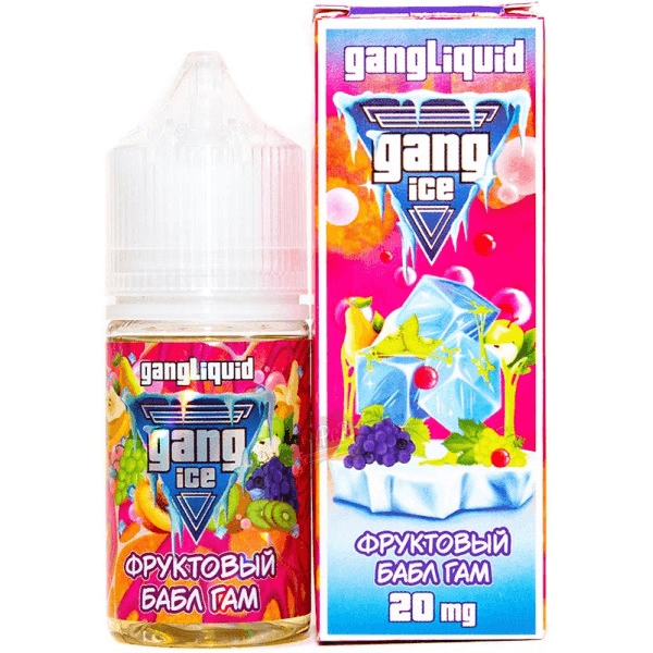 Gang Ice Strong - Фруктовый Бабл Гам 30 мл 20 мг
