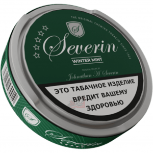 Жевательный табак "JOHNATHAN A SEVERIN" с ароматом Winter mint/slim