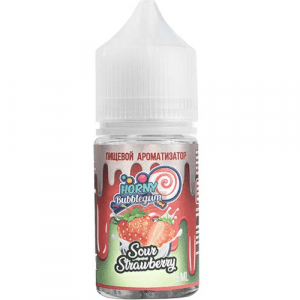 Пищевой ароматизатор Horny Bubblegum - Sour Strawberry 15мл