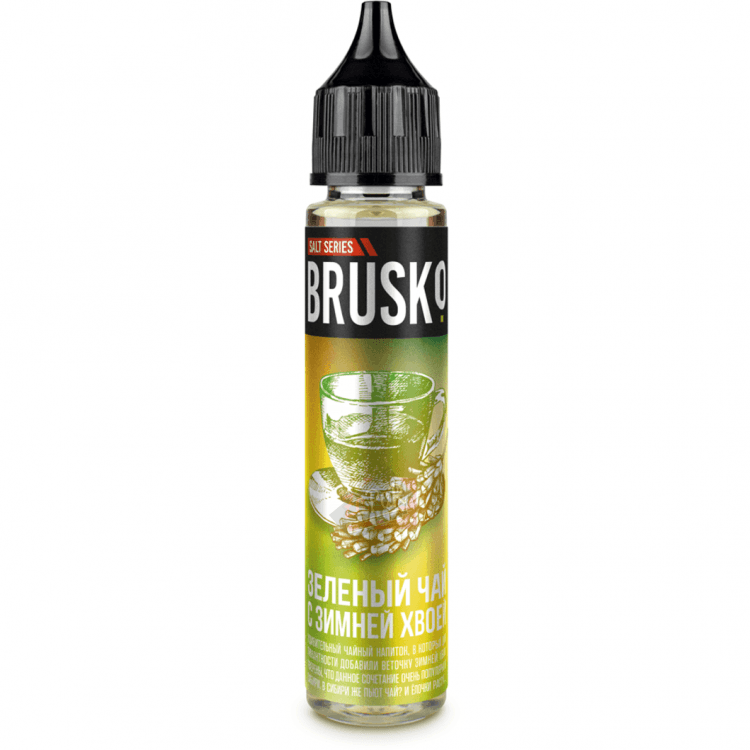 Brusko Salt ULTRA - Зелёный чай с зимней хвоей 30 мл