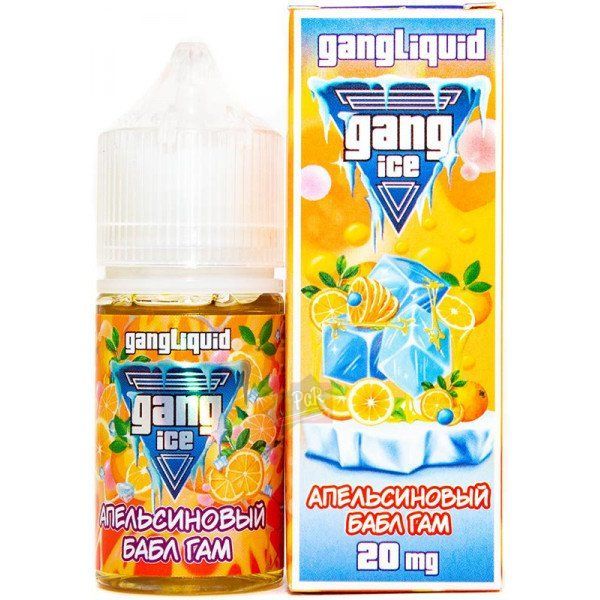 Gang Ice Salt Strong - Апельсиновый Бабл Гам 30 мл