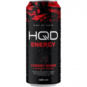 Напиток HQD Energy cherry bomb 0,45л