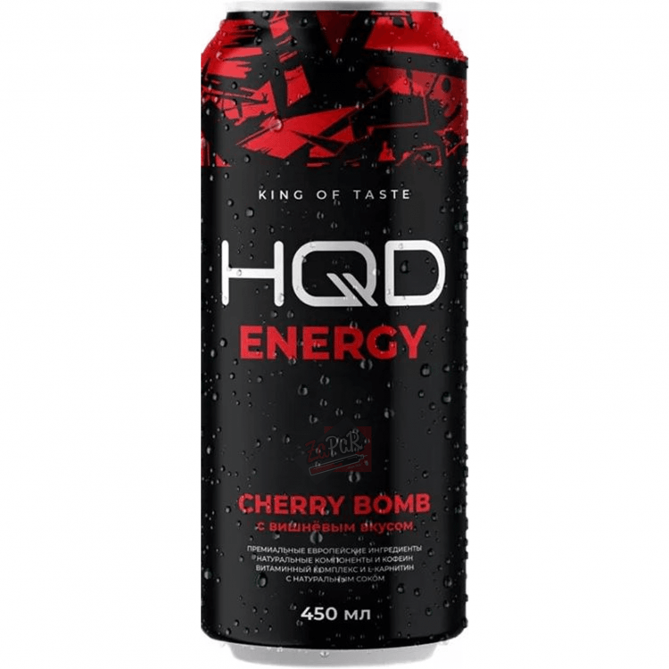 Напиток HQD Energy cherry bomb 0,45л