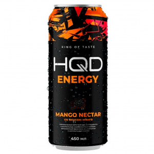 Напиток HQD Energy mango nectar 0,45л
