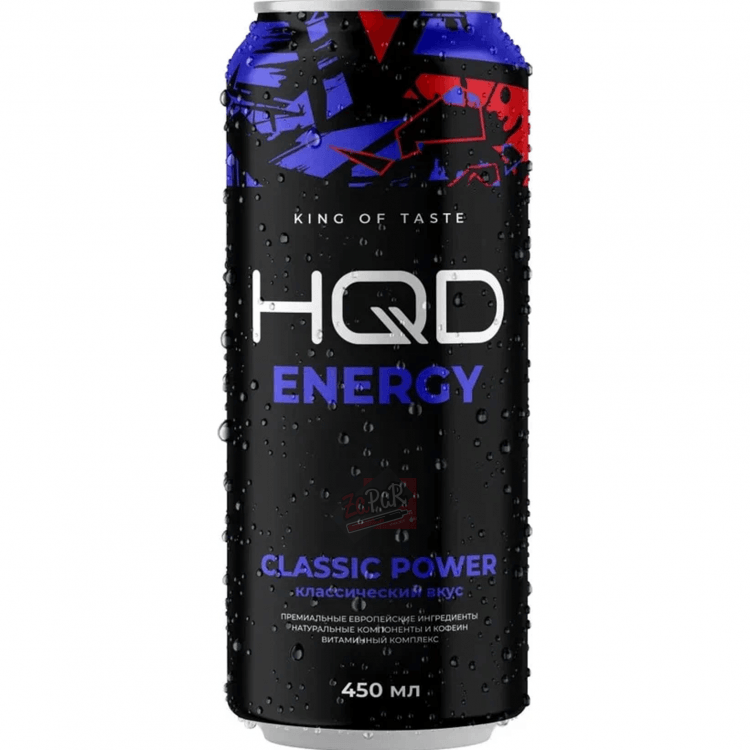 Напиток HQD Energy classic power 0,45л