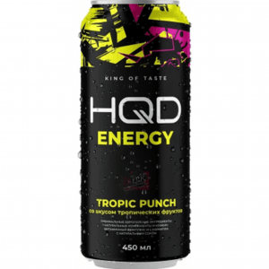 Напиток HQD Energy tropic punch 0,45л