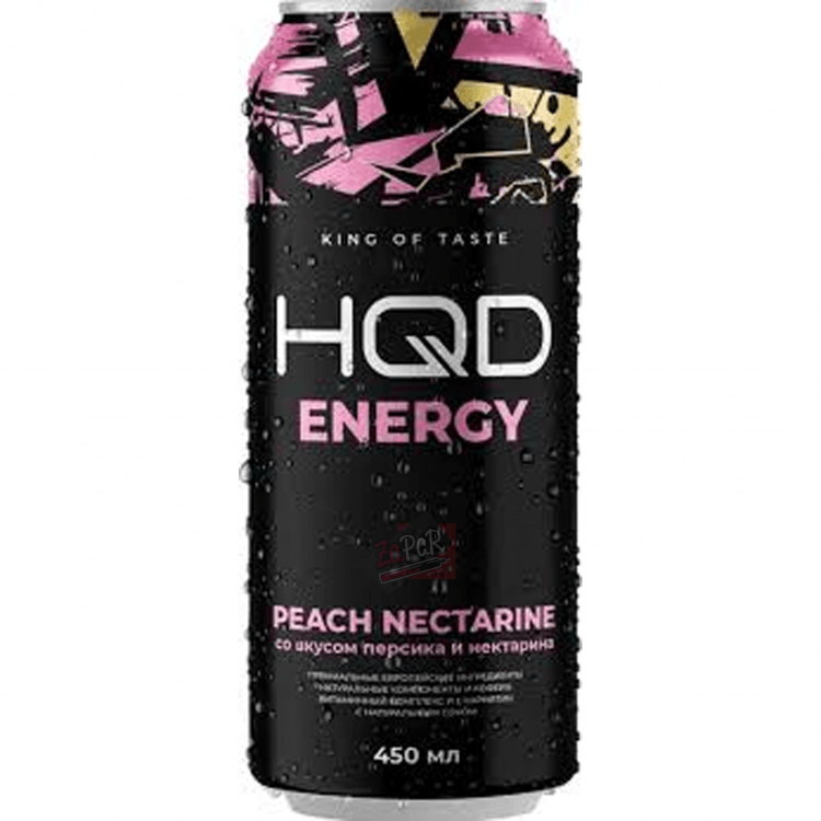Напиток HQD Energy peach nectarine 0,45л