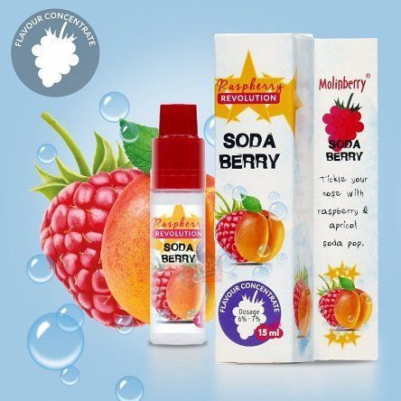 Жидкость Molin - Raspberry REVOLUTION Soda Berry